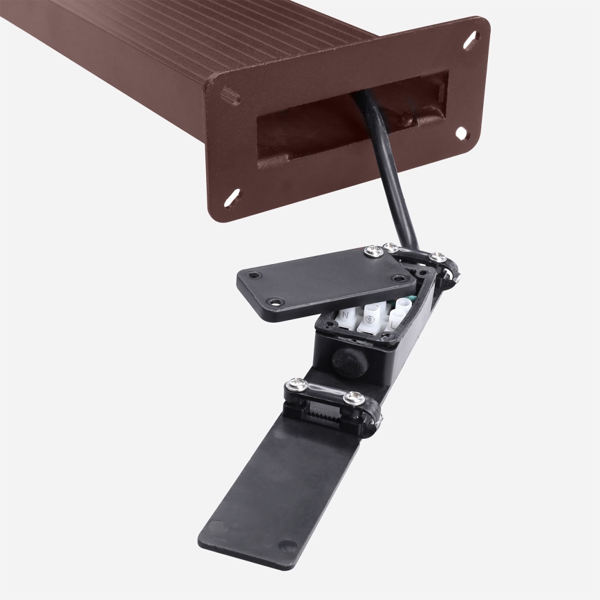 Brilagi - LED Venkovní lampa RIANO LED/8W/230V hnědá IP65 80 cm