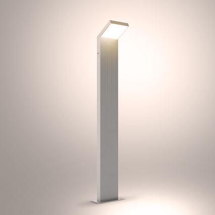 Brilagi - LED Venkovní lampa RIANO LED/8W/230V stříbrná IP65 80 cm