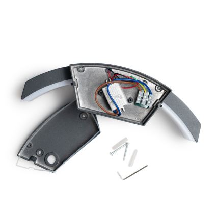 Brilagi - LED Venkovní lampa se senzorem ARCELO LED/9W/230V 50 cm IP54