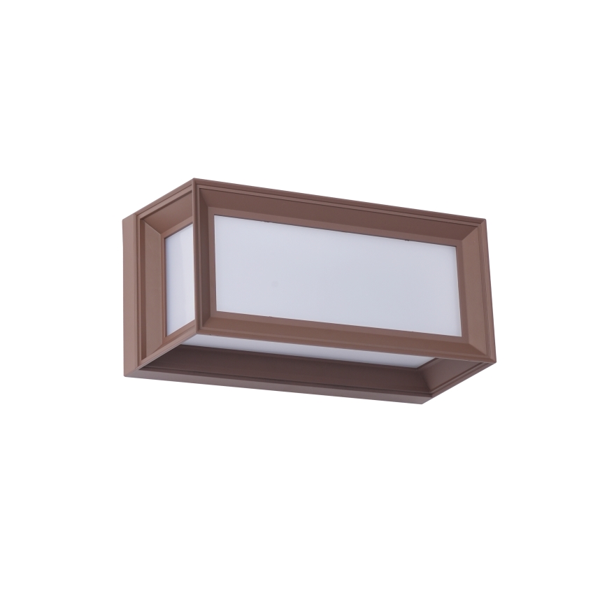 Brilagi - LED Venkovní nástěnné svítidlo PARKER LED/12W/230V 3000/4500/6000K hnědá IP44