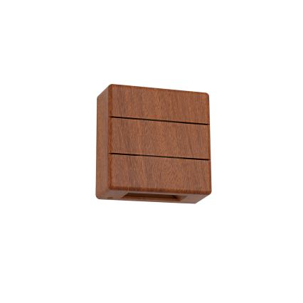 Brilagi -LED Venkovní nást. svítidlo DOUBLERAY LINE LED/6W/230V dekor dřeva IP54