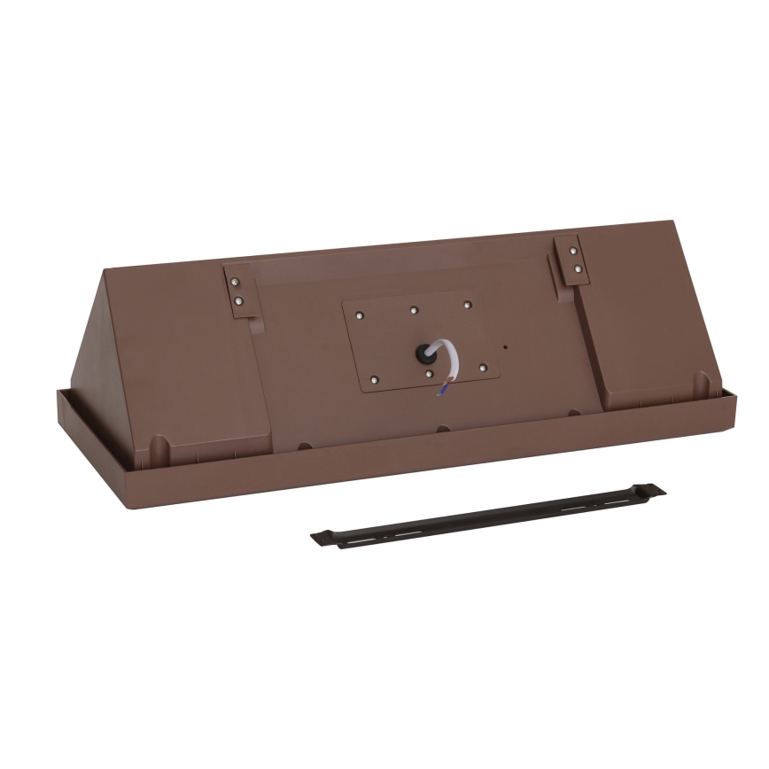 Brilagi - LED Venkovní nástěnné svítidlo se senzorem TRIANGLE LED/42W/230V hnědá IP65