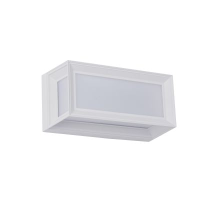 Brilagi - LED Venkovní nástěnné svítidlo se senzorem PARKER LED/12W/230V bílá IP44
