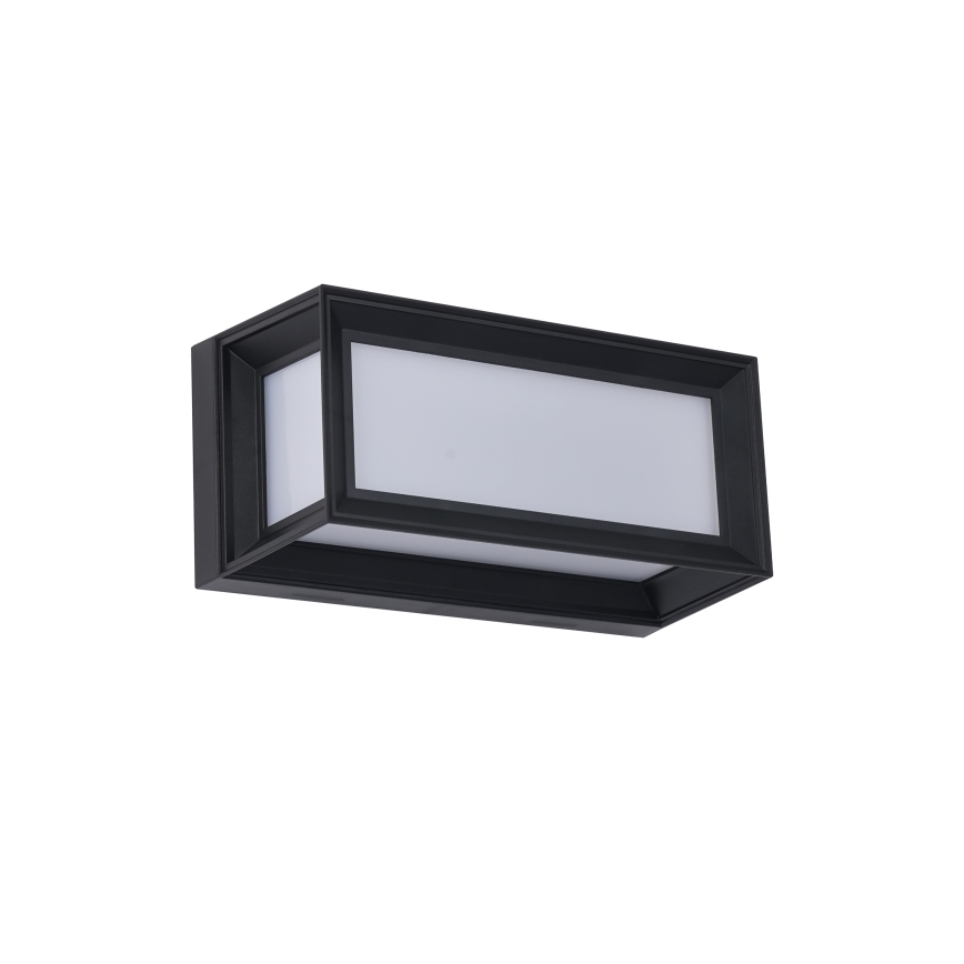 Brilagi - LED Venkovní nástěnné svítidlo se senzorem PARKER LED/12W/230V černá IP44