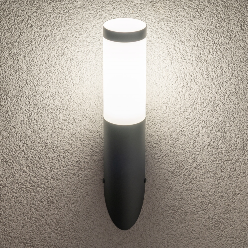 BRILAGI - LED Venkovní nástěnná lampa ELIA 1xE27/7W/230V 4000K IP44 antracit