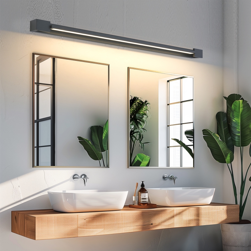 Brilagi - LED Venkovní nástěnné svítidlo AQUA LINE LED/36W/230V 120 cm IP44 antracit CRI 90