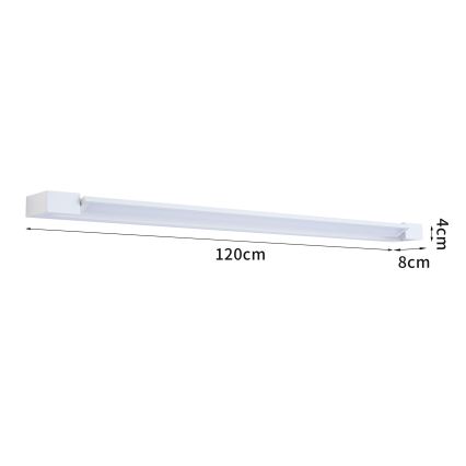 BRILAGI - LED Venkovní nástěnné svítidlo AQUA LINE LED/36W/230V 120 cm IP44 bílá CRI 90