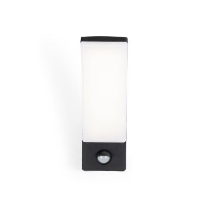 BRILAGI - LED Venkovní nástěnné svítidlo se senzorem pohybu a soumraku ARCELO LED/12W/230V IP65 černá