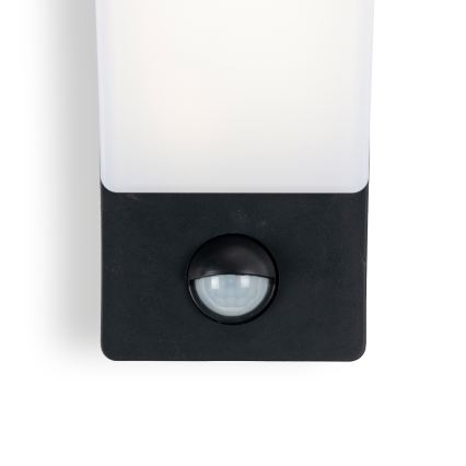 BRILAGI - LED Venkovní nástěnné svítidlo se senzorem pohybu a soumraku ARCELO LED/12W/230V IP65 černá