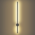 Brilagi - LED Venkovní nástěnné svítidlo AURA LED/12W/230V 3000K IP54 65 cm antracit