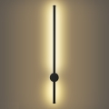 Brilagi - LED Venkovní nástěnné svítidlo AURA LED/12W/230V 3000K IP54 65 cm černá