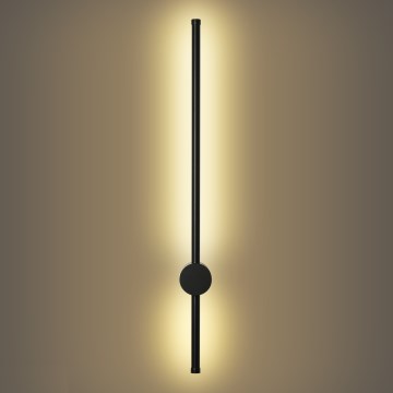 Brilagi - LED Venkovní nástěnné svítidlo AURA LED/12W/230V 3000K IP54 65 cm černá