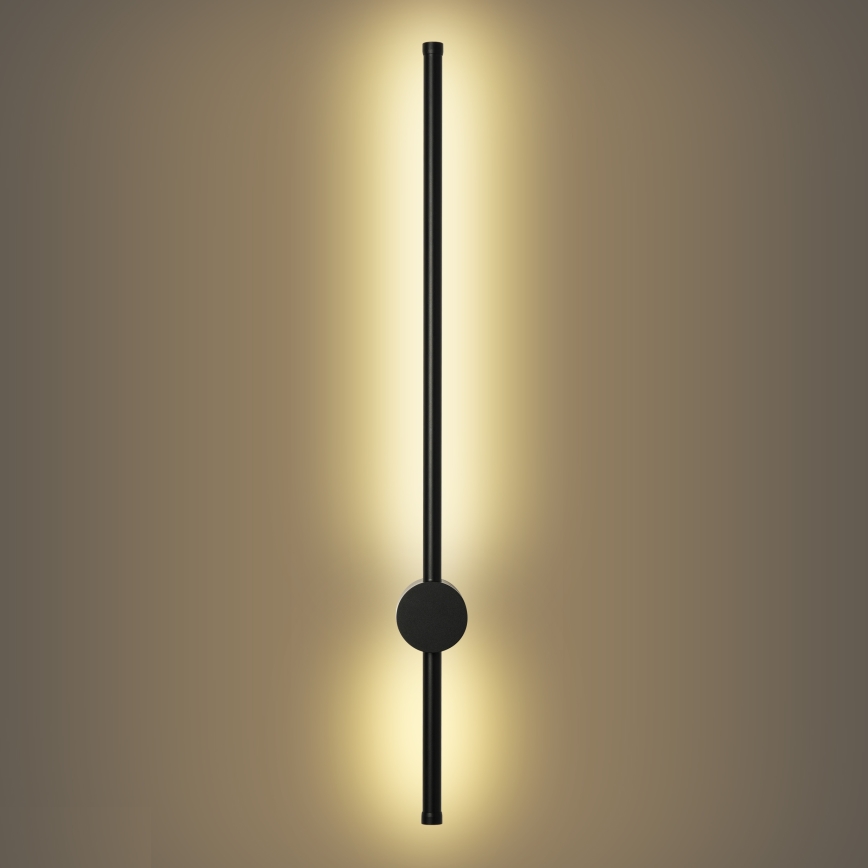 Brilagi - LED Venkovní nástěnné svítidlo AURA LED/12W/230V 3000K IP54 65 cm černá