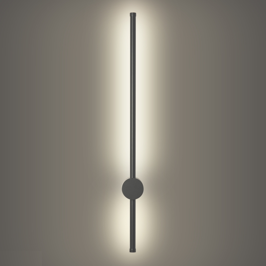 Brilagi - LED Venkovní nástěnné svítidlo AURA LED/12W/230V 4000K IP54 65 cm antracit