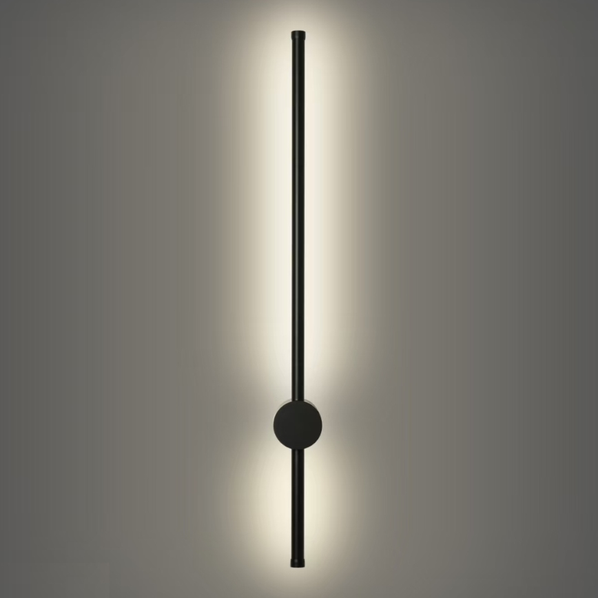 Brilagi - LED Venkovní nástěnné svítidlo AURA LED/12W/230V 4000K IP54 65 cm černá