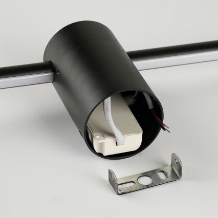 Brilagi - LED Venkovní nástěnné svítidlo AURA LED/12W/230V 4000K IP54 65 cm černá