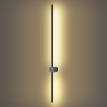 Brilagi - LED Venkovní nástěnné svítidlo AURA LED/20W/230V 3000K IP54 97 cm antracit
