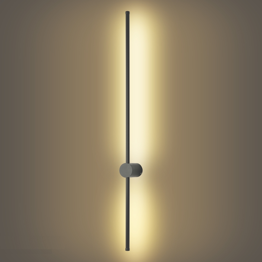Brilagi - LED Venkovní nástěnné svítidlo AURA LED/20W/230V 3000K IP54 97 cm antracit