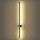 Brilagi - LED Venkovní nástěnné svítidlo AURA LED/20W/230V 3000K IP54 97 cm černá