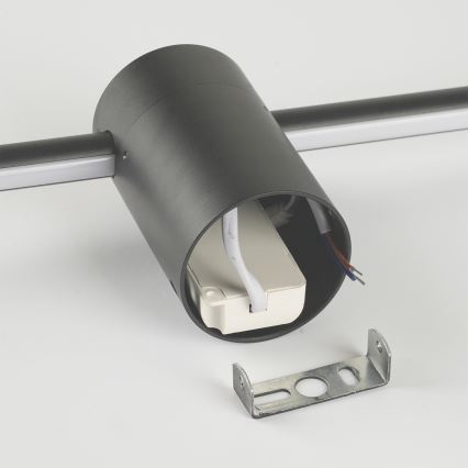 Brilagi - LED Venkovní nástěnné svítidlo AURA LED/20W/230V 3000K IP54 97 cm antracit