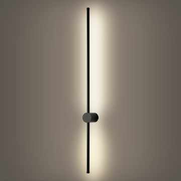 Brilagi - LED Venkovní nástěnné svítidlo AURA LED/20W/230V 4000K IP54 97 cm černá CRI 90