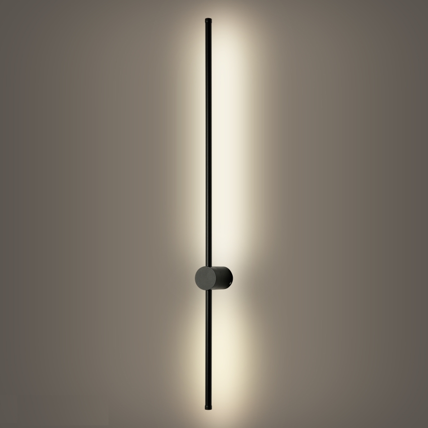 Brilagi - LED Venkovní nástěnné svítidlo AURA LED/20W/230V 4000K IP54 97 cm černá CRI 90