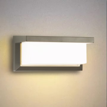 Brilagi - LED Venkovní nástěnné svítidlo BRICKY LED/12W/230V šedá IP54