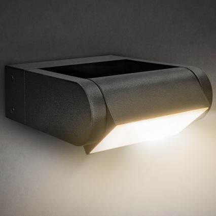 Brilagi - LED Venkovní nástěnné svítidlo CROTONE LED/7W/230V černá IP54
