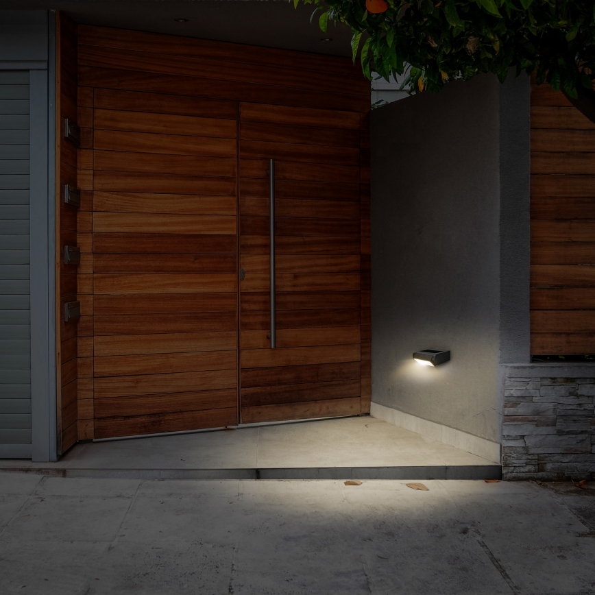 Brilagi - LED Venkovní nástěnné svítidlo CROTONE LED/7W/230V černá IP54