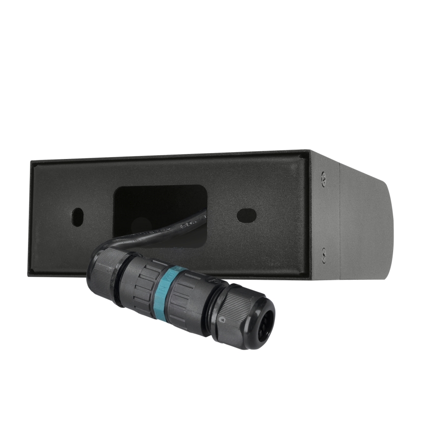 Brilagi - LED Venkovní nástěnné svítidlo CROTONE LED/7W/230V černá IP54