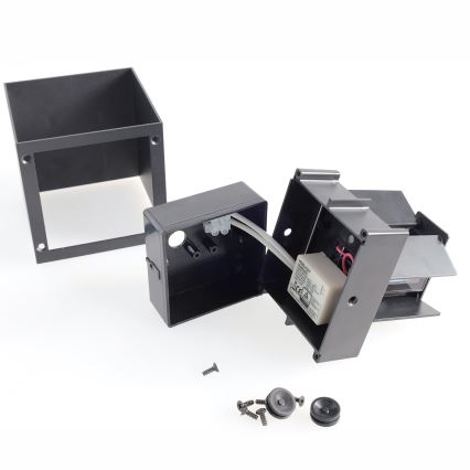 Brilagi - LED Venkovní nástěnné svítidlo CUBE LED/6W/230V černá IP54