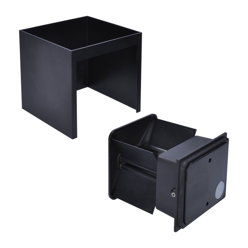 Brilagi - LED Venkovní nástěnné svítidlo CUBE LED/6W/230V černá IP54