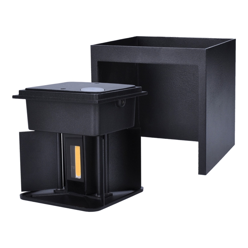 Brilagi - LED Venkovní nástěnné svítidlo CUBE LED/6W/230V černá IP54