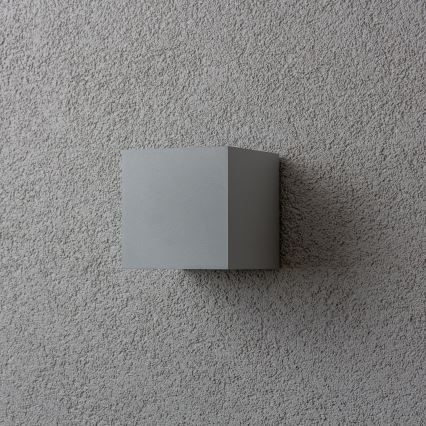 Brilagi - LED Venkovní nástěnné svítidlo CUBE LED/6W/230V šedá IP54