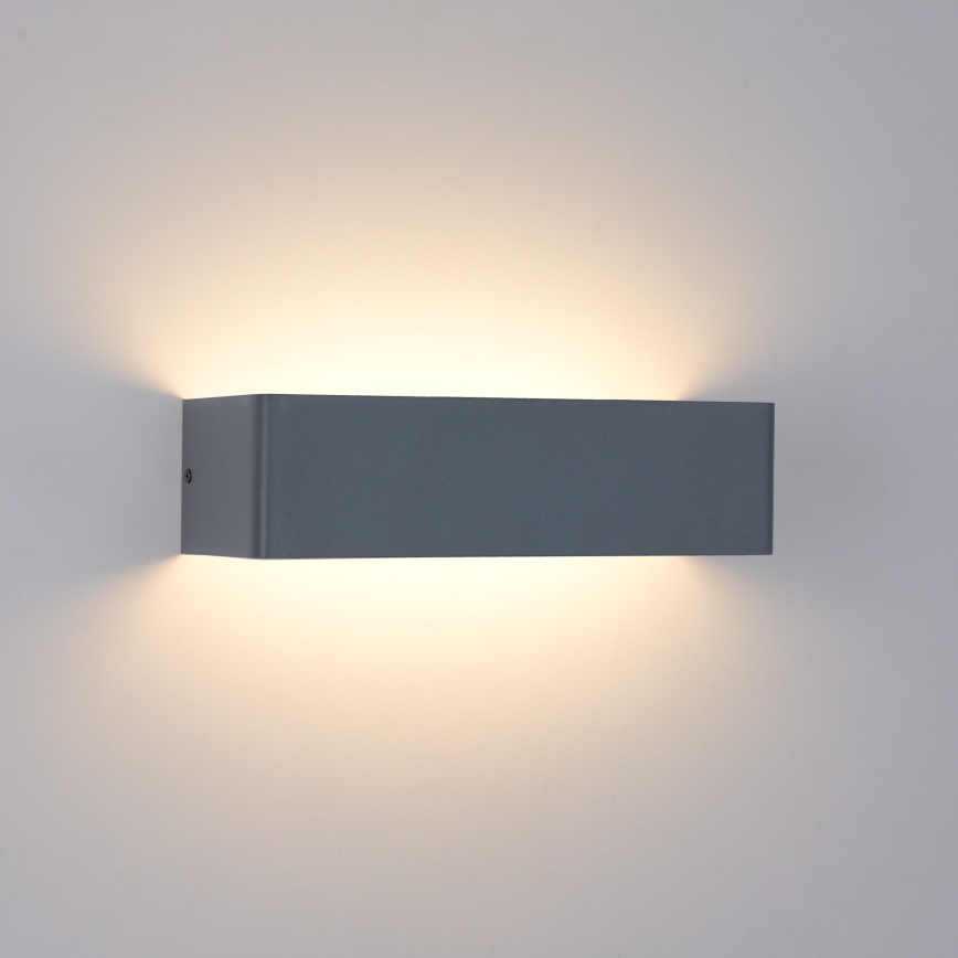 Brilagi - LED Venkovní nástěnné svítidlo DONNANI LED/12W/230V 30 cm antracit IP44