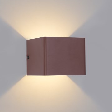 Brilagi - LED Venkovní nástěnné svítidlo DONNANI LED/5W/230V 10 cm hnědá IP44