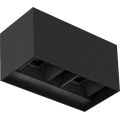 Brilagi - LED Venkovní nástěnné svítidlo DOUBLE CUBE LED/12W/230V černá IP65