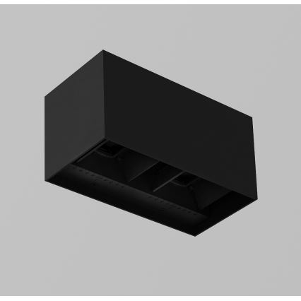 Brilagi - LED Venkovní nástěnné svítidlo DOUBLE CUBE LED/12W/230V černá IP65