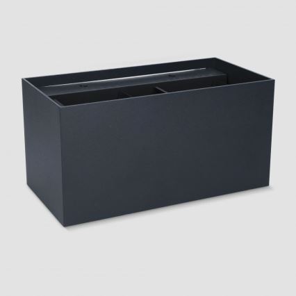 Brilagi - LED Venkovní nástěnné svítidlo DOUBLE CUBE LED/12W/230V černá IP65