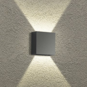 Brilagi - LED Venkovní nástěnné svítidlo DOUBLERAY LED/4W/230V antracit IP65