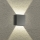 Brilagi - LED Venkovní nástěnné svítidlo DOUBLERAY LED/4W/230V antracit IP65