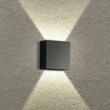 Brilagi - LED Venkovní nástěnné svítidlo DOUBLERAY LED/4W/230V černá IP65