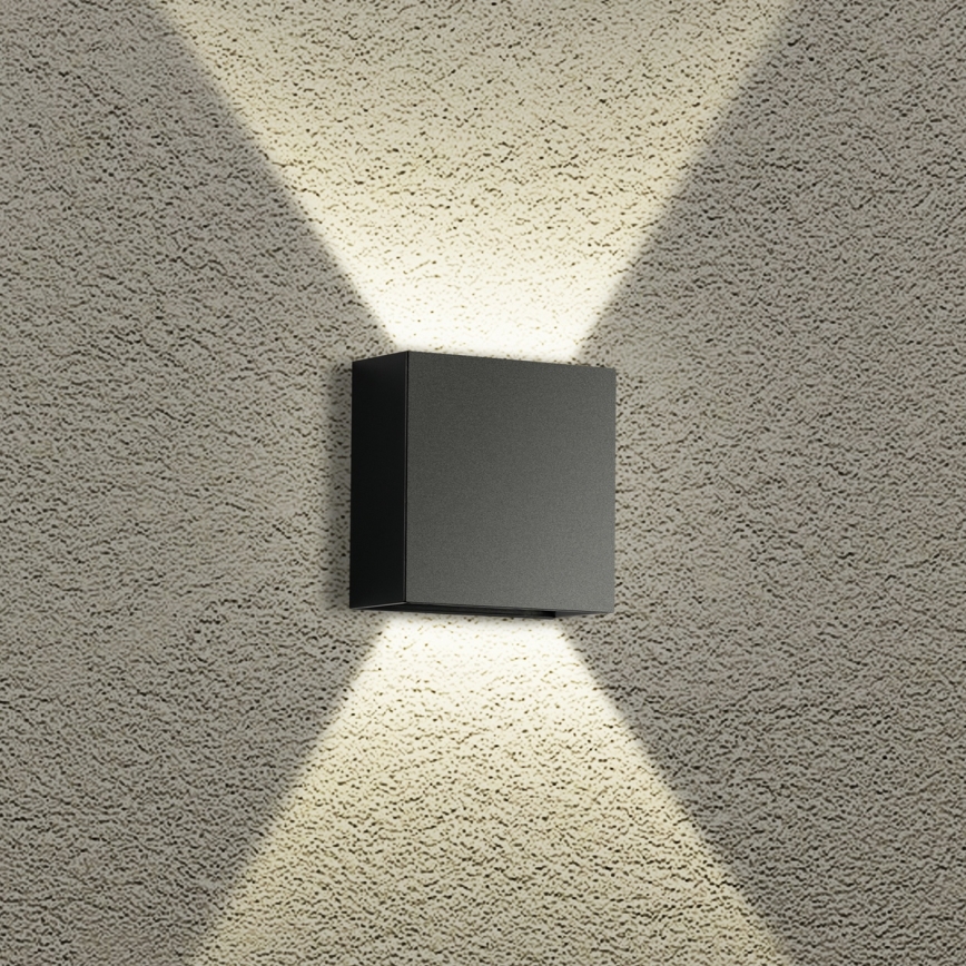 Brilagi - LED Venkovní nástěnné svítidlo DOUBLERAY LED/4W/230V černá IP65