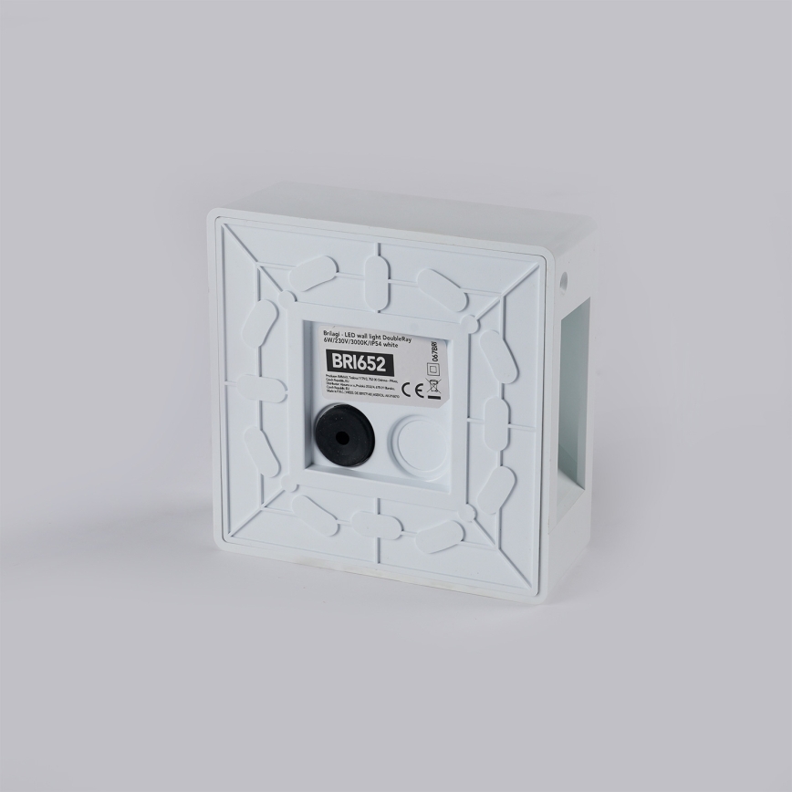 Brilagi - LED Venkovní nástěnné svítidlo DOUBLERAY LED/6W/230V bílá IP54