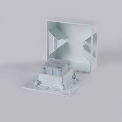 Brilagi - LED Venkovní nástěnné svítidlo DOUBLERAY LED/6W/230V bílá IP54