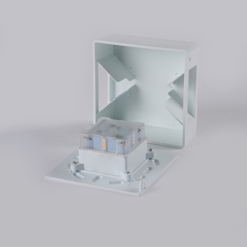 Brilagi - LED Venkovní nástěnné svítidlo DOUBLERAY LED/6W/230V bílá IP54