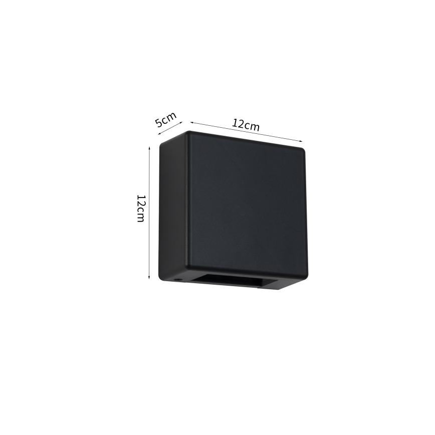 Brilagi - LED Venkovní nástěnné svítidlo DOUBLERAY LED/6W/230V černá IP54