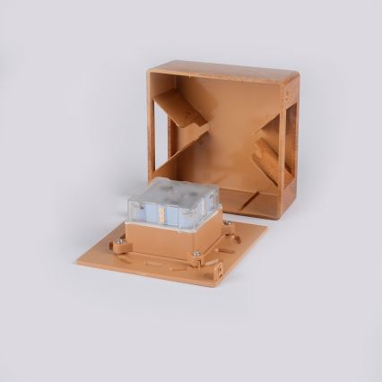 Brilagi - LED Venkovní nástěnné svítidlo DOUBLERAY LED/6W/230V dekor dřeva IP54