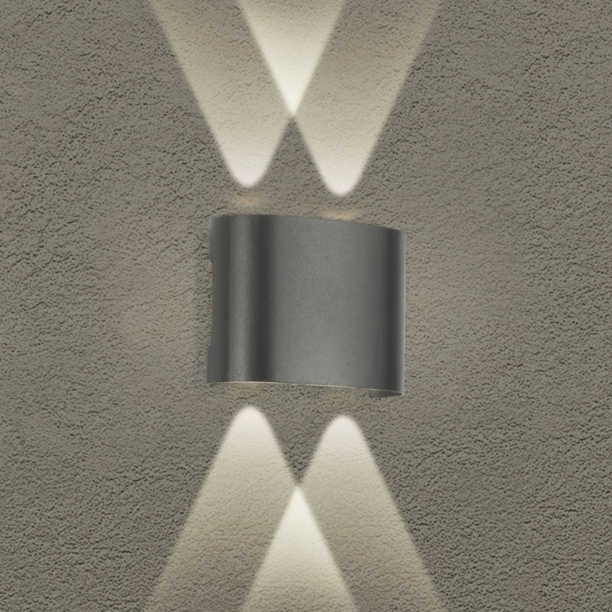 Brilagi - LED Venkovní nástěnné svítidlo FLAREBOX LED/4W/230V antracit IP65