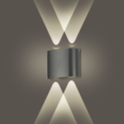 Brilagi - LED Venkovní nástěnné svítidlo FLAREBOX LED/4W/230V antracit IP65